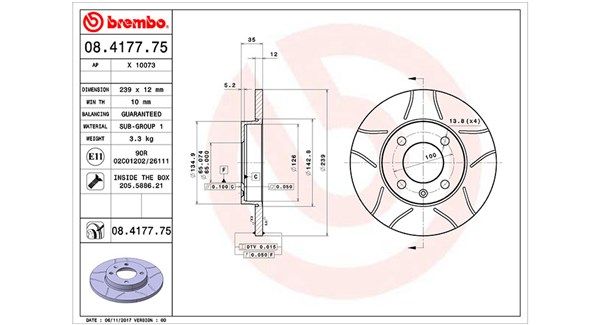 MAGNETI MARELLI Bremžu diski 360406047905